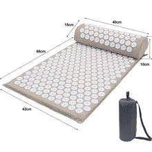 Load image into Gallery viewer, Massager Cushion Massage Yoga Mat Acupressure Relieve Stress Back Body Pain Spike Acupuncture Mat with Pillow

