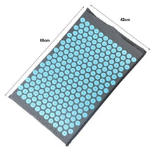 Load image into Gallery viewer, Massager Cushion Massage Yoga Mat Acupressure Relieve Stress Back Body Pain Spike Acupuncture Mat with Pillow
