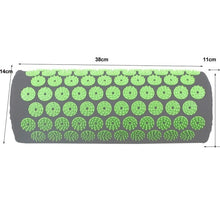 Load image into Gallery viewer, Massager Cushion Massage Yoga Mat Acupressure Relieve Stress Back Body Pain Spike Acupuncture Mat with Pillow
