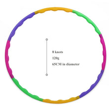 Load image into Gallery viewer, Removable Sport Hoop Children's Exercise Circle Plastic Massage Deconstructable Gymnastics  Hoop
