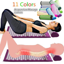 Load image into Gallery viewer, Non-Slip Acupressure Cushion Massage Mat Body Pain Spike Fitness Pilates Exercise Pillow Yoga Mat Gift Bag Applicator kuznetsov
