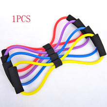 Load image into Gallery viewer, Fitness Gum Resistance Bands Latex Pedal Exerciser Sit-up Pull Rope Expander Elastic Bands Yoga equipment Pilates Workout
