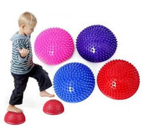 Load image into Gallery viewer, 33cm Durable Inflatable Yoga Massage Ball Pad Universal Sports Gym Fitness Yoga Wobble Stability Balance Disc Cushion Yoga Ball
