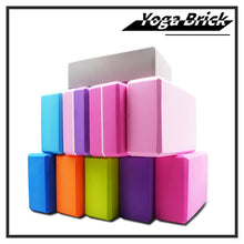 Load image into Gallery viewer, 16 Colors Pilates EVA Yoga Block Brick Sports Exercise Gym Foam Workout Stretching Aid Body Shaping Health Training for women S
